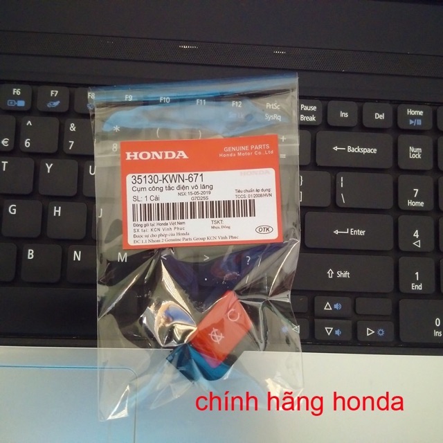 Công tắc Tắt Máy Tạm Thời màu đỏ Chính hãng Honda