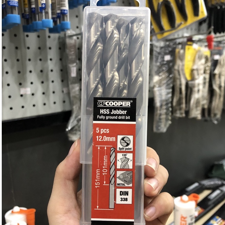 MŨI KHOAN SẮT HSS  CF COOPER