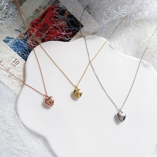 Dây chuyền nữ thời trang Hàn Quốc mặt dây trái tim tối giản đẹp