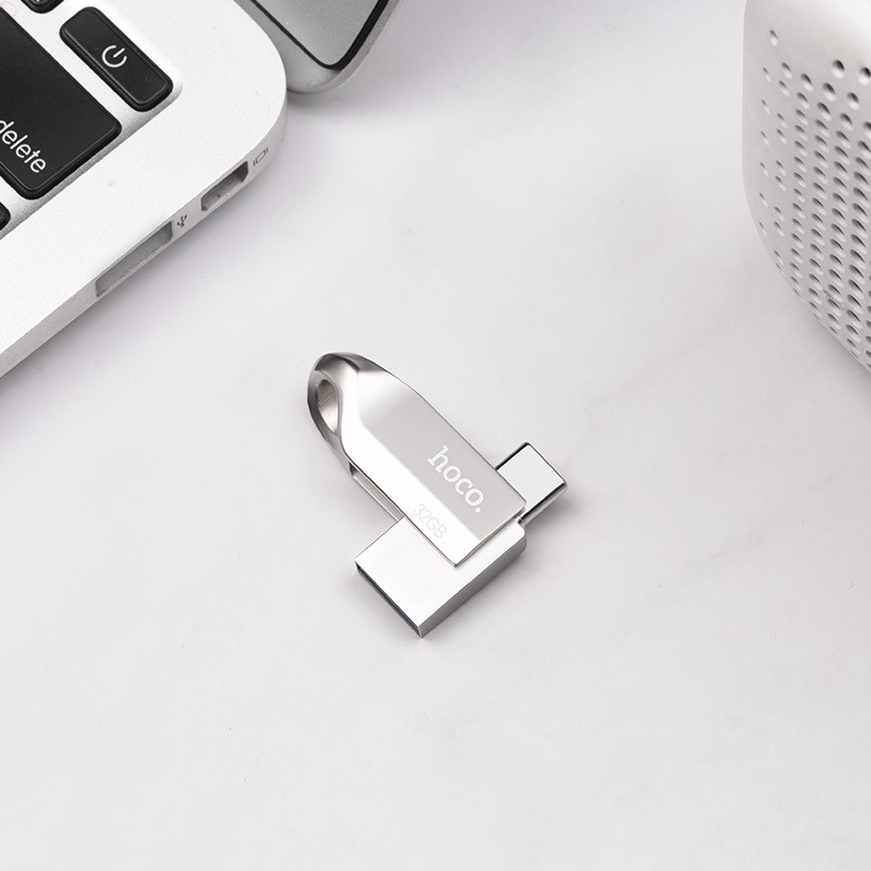 Usb Hoco UD8 loại 3.0 64/32/16Gb tích hợp cổng Type-C, tốc độ cao, ổn định