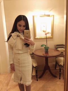 Set dạ nơ cổ