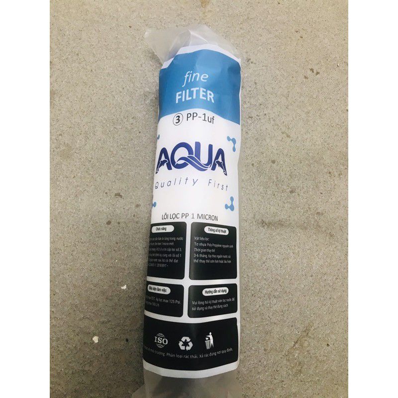 Combo 5 Lõi lọc nước AQUA số 3 - Hàng chính hãng