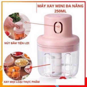 🌟BẢO HÀNH 1 ĐỔI 1🌟 Máy xay thịt, máy xay đa năng, công suất 250W, cối inox304, 4 lưỡi dao sắc bén