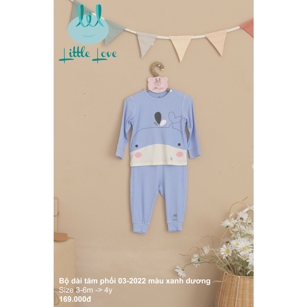 Bộ dài tay cài vai vải tăm hình thú ngộ nghĩnh cho bé