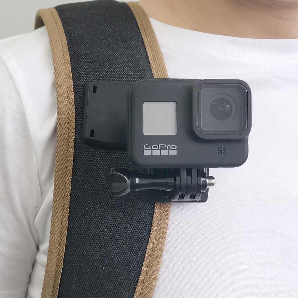 Kẹp ba lô 360 độ cho gopro, sjcam - Phụ kiện đa năng nhất