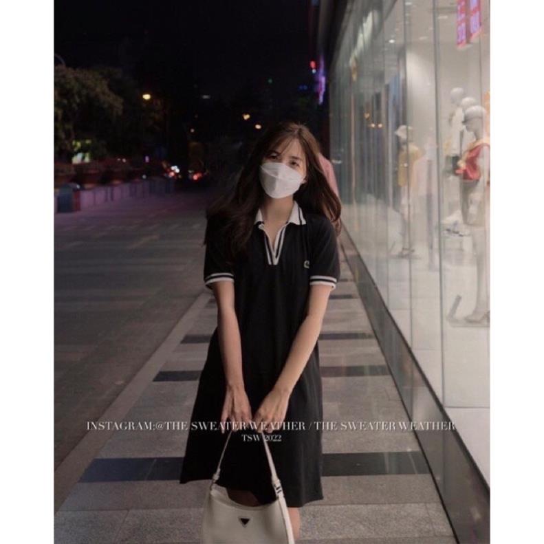 Váy Polo Dáng Xoè Chất Đẹp, Form Chuẩn/Đầm Nữ Ôm Body Thêu Logo Cá Sấu Dễ Mặc Tôn Dáng Quyến Rũ( Hàng Sẵn, Ảnh Thật)