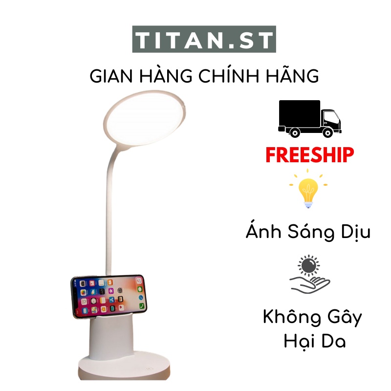 Đèn Học Để Bàn, Đèn Bàn Học Sinh Chống Cận Mini, Chống Ánh Sáng Xanh Bảo Vệ Mắt Hiệu Quả titan.st