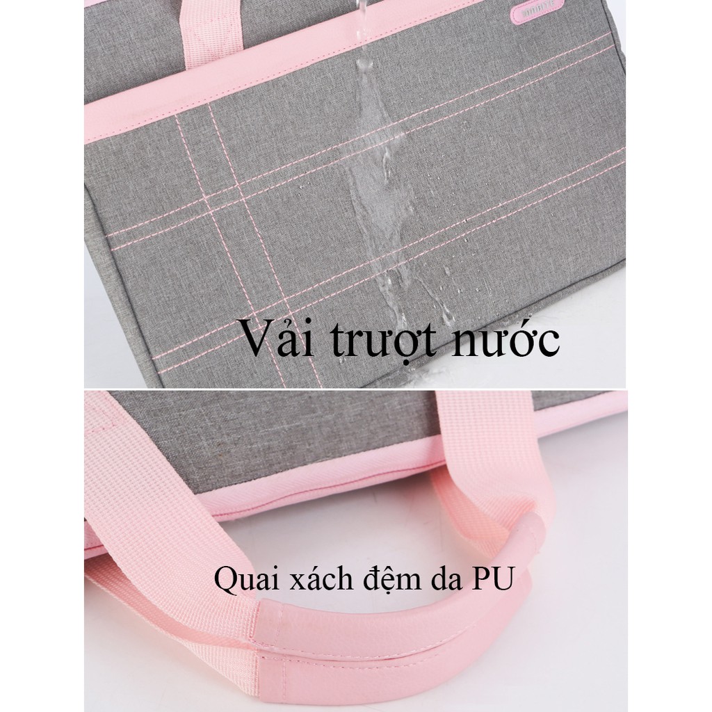 Túi đeo chéo thời trang kiêm túi bảo vệ laptop IANBITE | BigBuy360 - bigbuy360.vn
