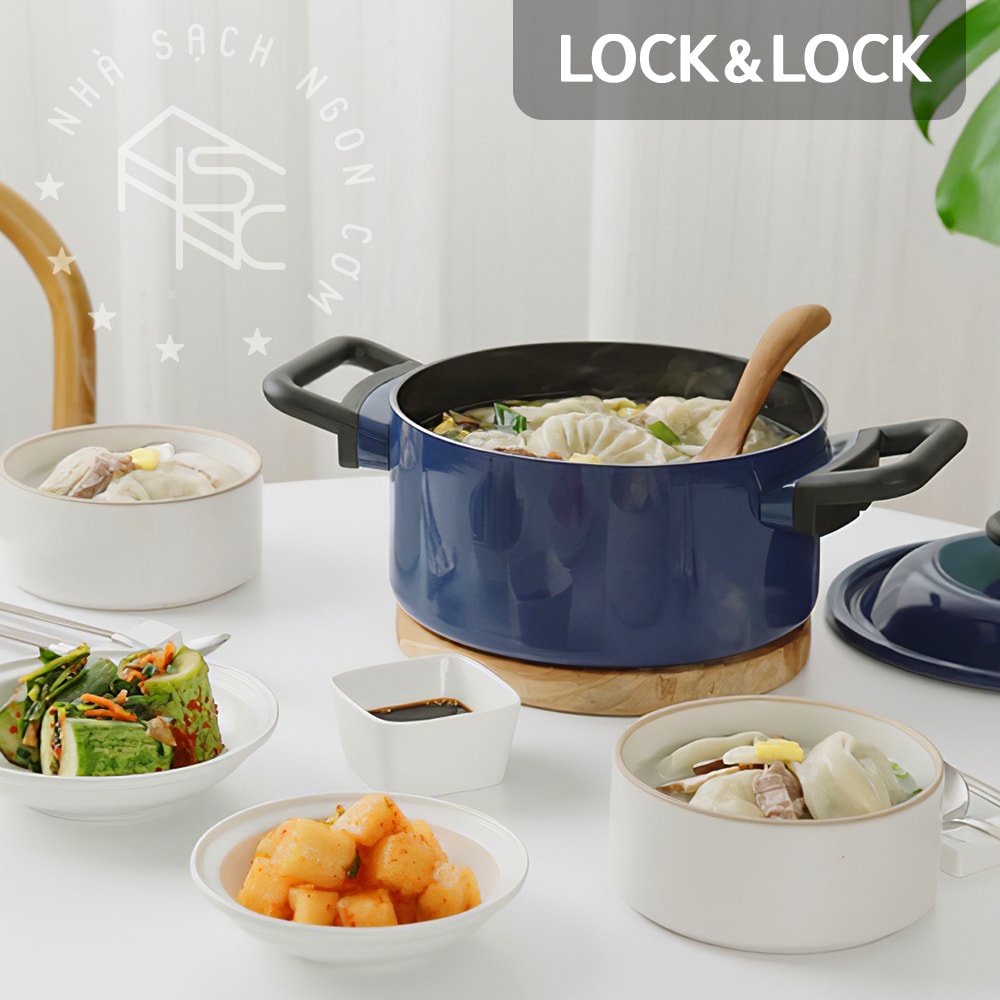 Bộ nồi chảo quánh Lock&amp;Lock Decore