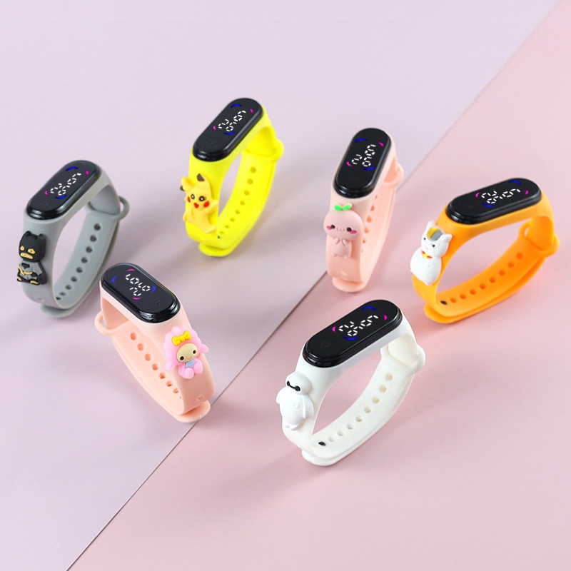 Đồng Hồ Điện Tử Chống Nước Màn Hình LED Thời Trang Cho Trẻ Em