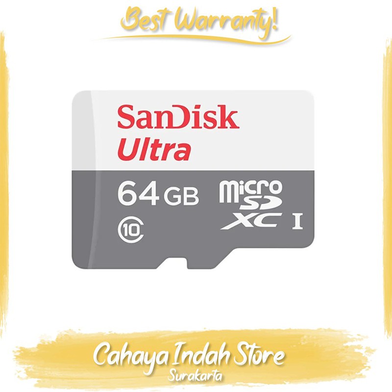 SANDISK Thẻ Nhớ 64gb Microsd Class 10 Tốc Độ 80mbps