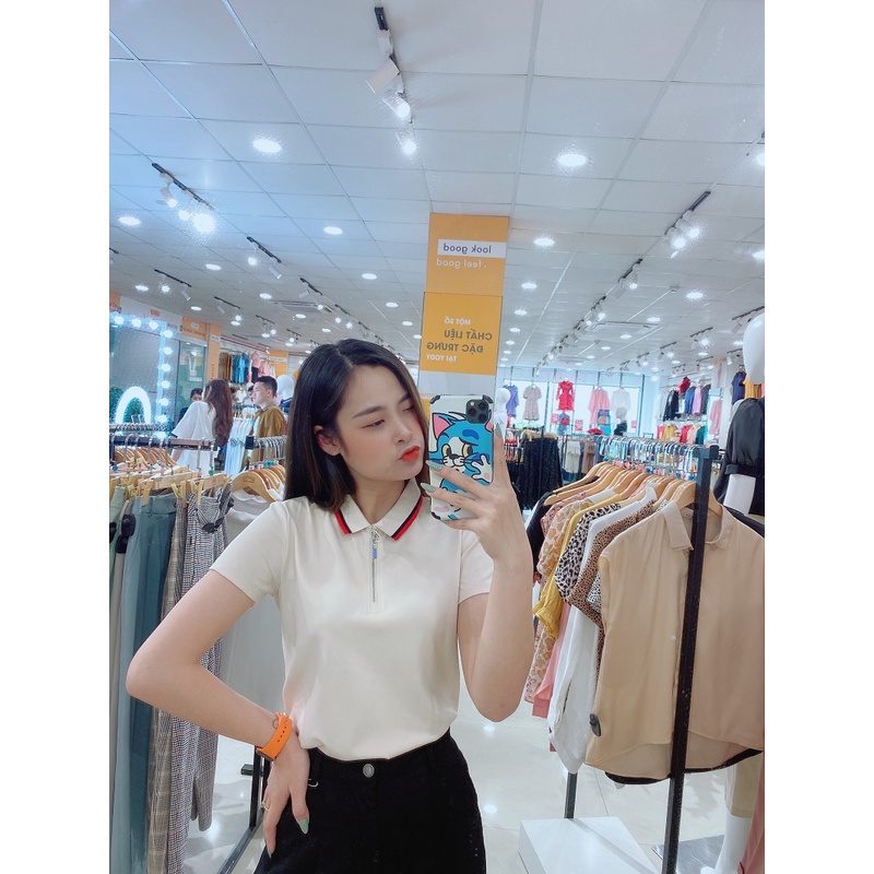 Áo Polo Nữ YODY, Mắt Chim - Thấm Hút, Mềm Mịn, Thoáng Mát, Co Giãn, Độ Bền Tốt - Mã: APN3876