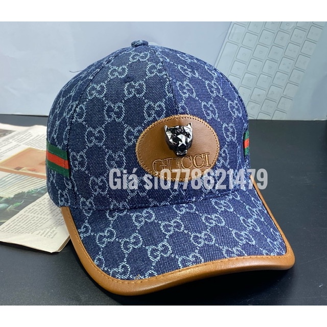 nón kết Rin - mũ lưỡi trai nam nữ viền da logo sói cực chất thời trang