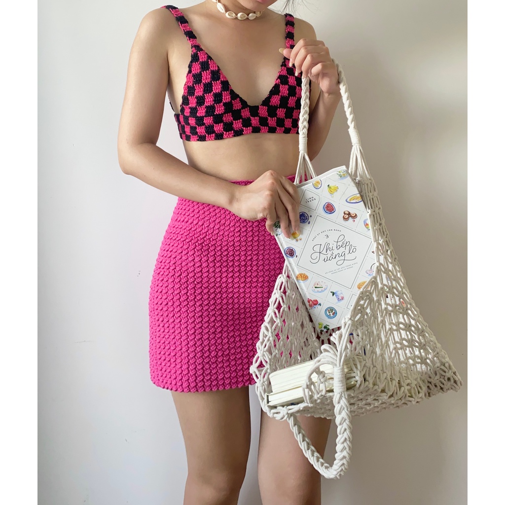 Áo nữ kẻ ô Splassshy Checked Basic Bralette