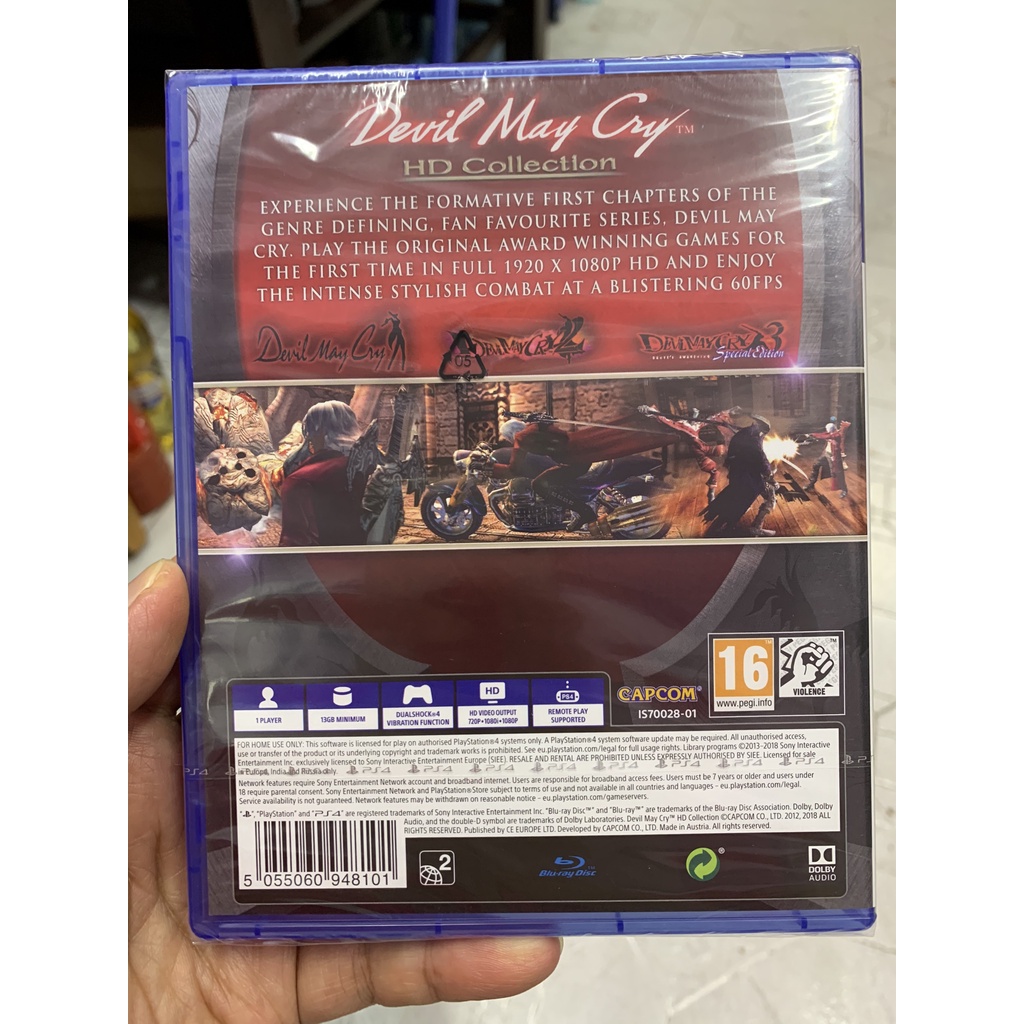 Đĩa Game PS4 Devil May Cry HD COLLECTION
