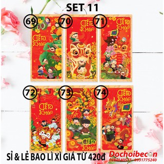 Bao lì xì đẹp 2021