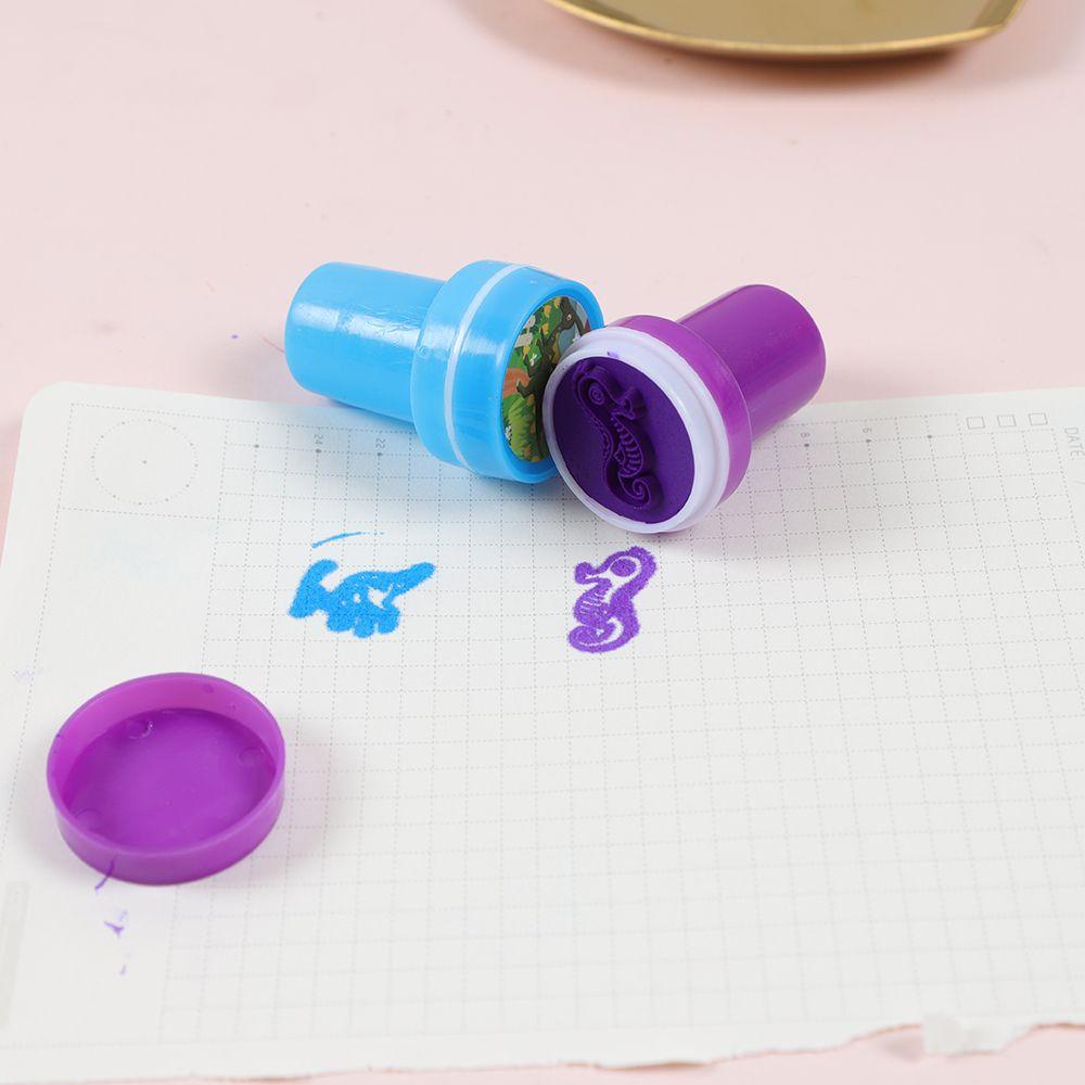 Con Dấu Tự In Màu Cầu Vồng Thú Vị Cho Bé
