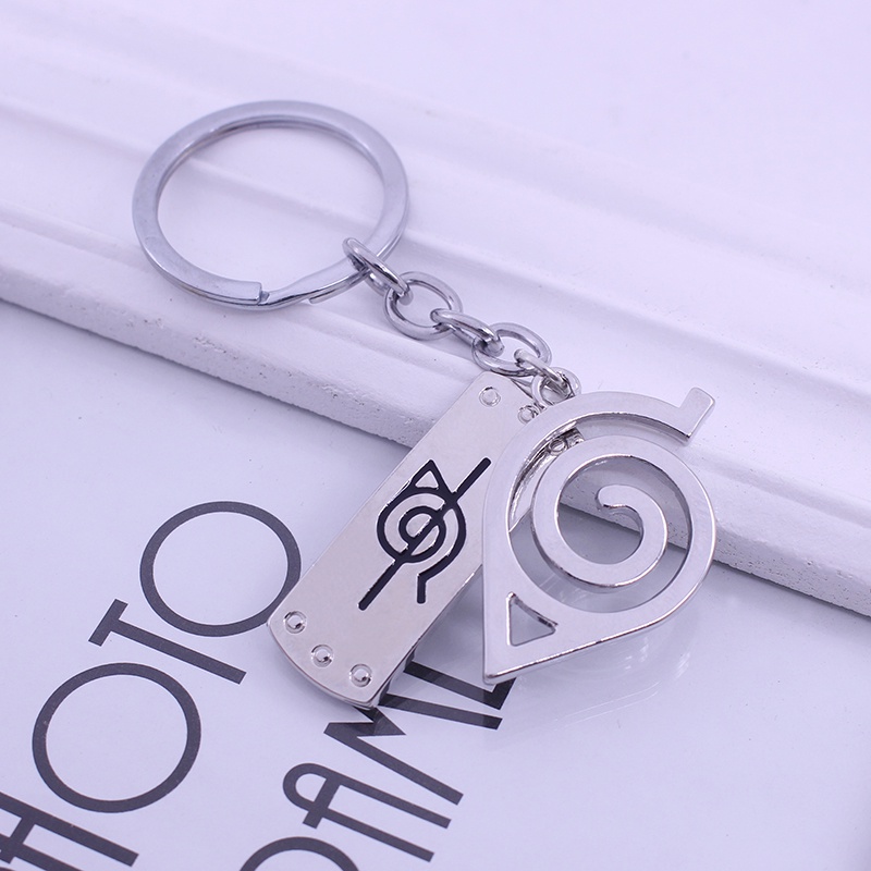 Móc Khóa Nhựa Acrylic In Biểu Tượng Anime Naruto Akatsuki Đám Mây Đỏ