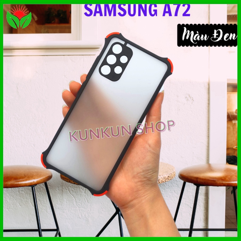 ⚡Bảo vệ Camera⚡Ốp lưng Chống sốc cho Samsung A71/ A72 - Chất liệu Nhám Cao cấp - Chống va đập.