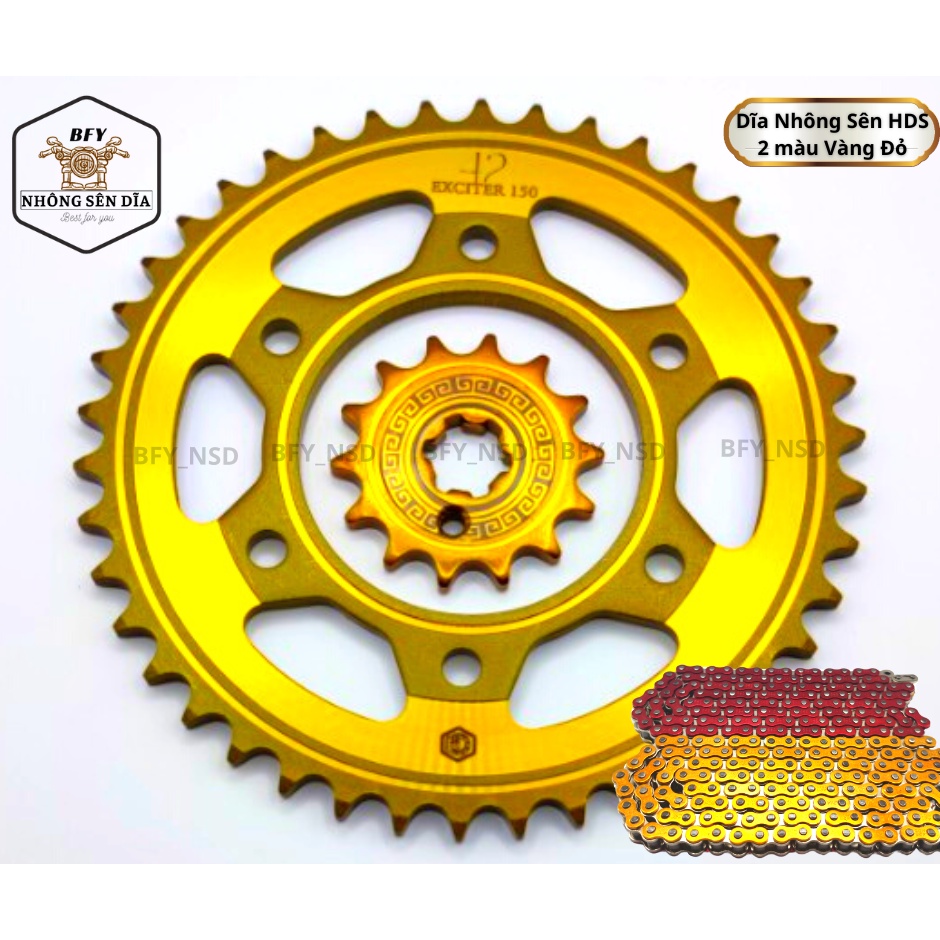 Nhông sên dĩa Exciter 150 - nhông sên dĩa - nhông sên dĩa exciter150 - nhông sên dĩa ex 150 - Ex 150 - Exciter 150 - BFY