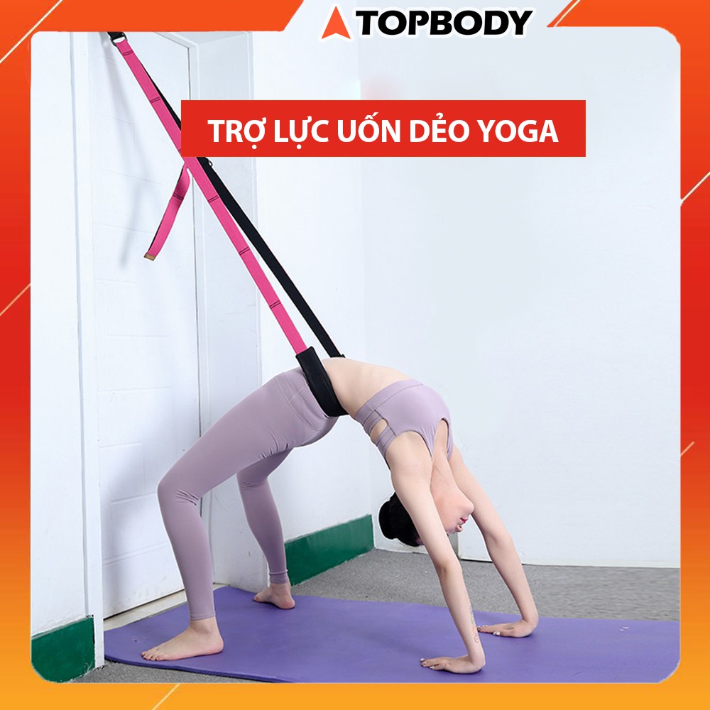 Dây tập yoga TOPBODY giúp tập luyện những tư thế khó một cách dễ dàng tại nhà-DGAPN01