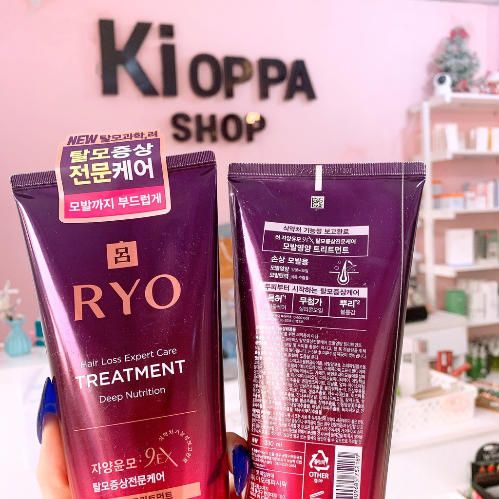 Dầu xả nhân sâm ngăn rụng tóc, chắc khỏe tóc Ryo Treatment