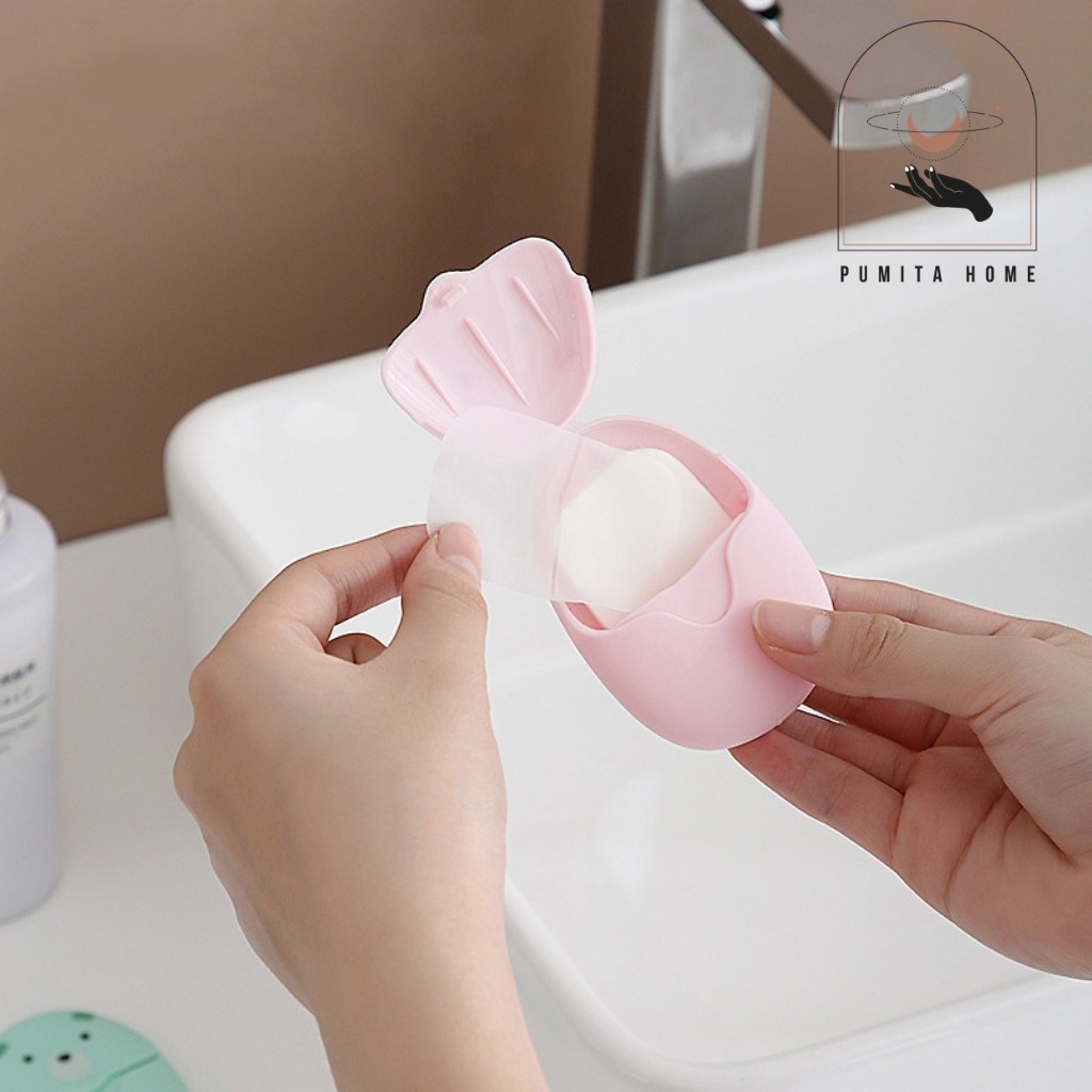 Xà Phòng Giấy Du Lịch Bỏ Túi Rửa Tay Dạng Miếng Tiện Lợi Hình Gấu 50 Miếng Khô Mini Loại Mới Nhất PUMITA | BigBuy360 - bigbuy360.vn