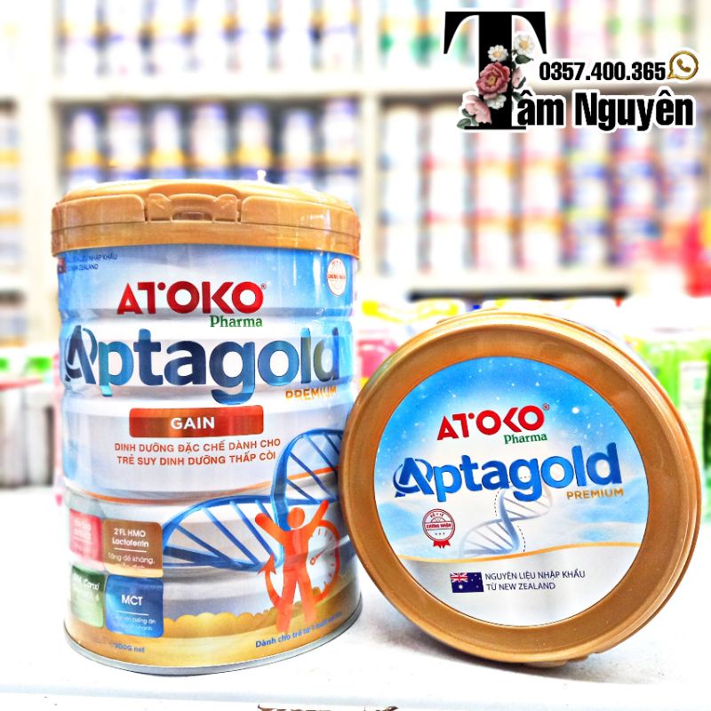 Sữa bột Aptagold Premium Gain 900g