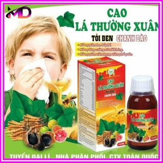 4 HỘP  Cao lá thường xuân tỏi đen chanh đào