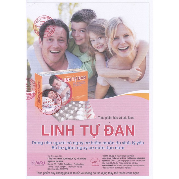 [Mua 6 Tặng Ngay 1] Linh Tự Đan (Hộp 30 Viên) - Viên Uống Dành Cho Người Hiếm Muộn - Victory Pharmacy