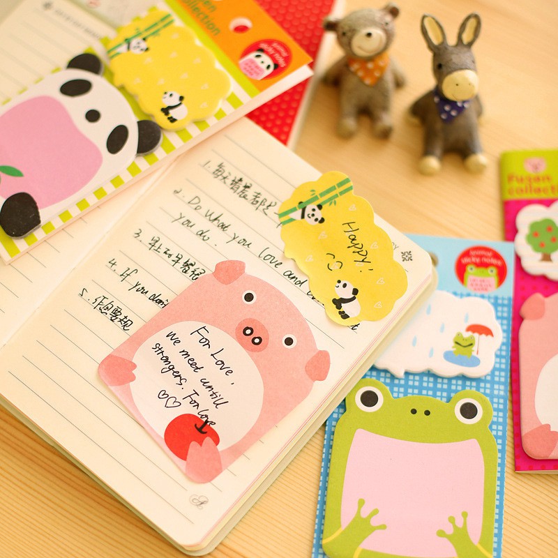 Giấy nhớ note ghi chú cute dễ thương cho bé HANUTO GN01