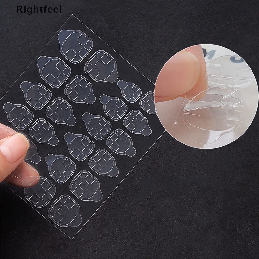 Set 10 tờ/240 miếng dán móng tay giả hai mặt DIY<br>
