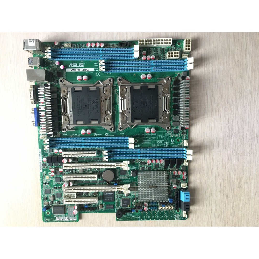 Mainboard Server ASUS Z9PA-D8C LGA 2011 DDR3 8 khe bộ nhớ hỗ trợ CPU E5-2600 & E5-2600 V2