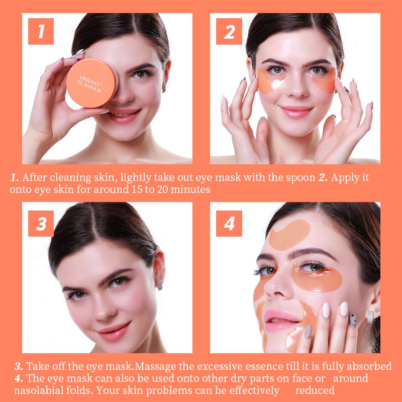 Set 30 cặp mặt nạ mắt Retinol Hydra-Gel Vibrant Glamour Collagen Hyaluronic Acid dưỡng ẩm chống lão hóa xóa quầng thâm | BigBuy360 - bigbuy360.vn