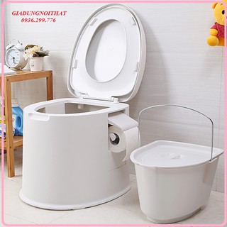 Re0034 Bô vệ sinh cho người già, bà bâu - Bồn cầu di động
