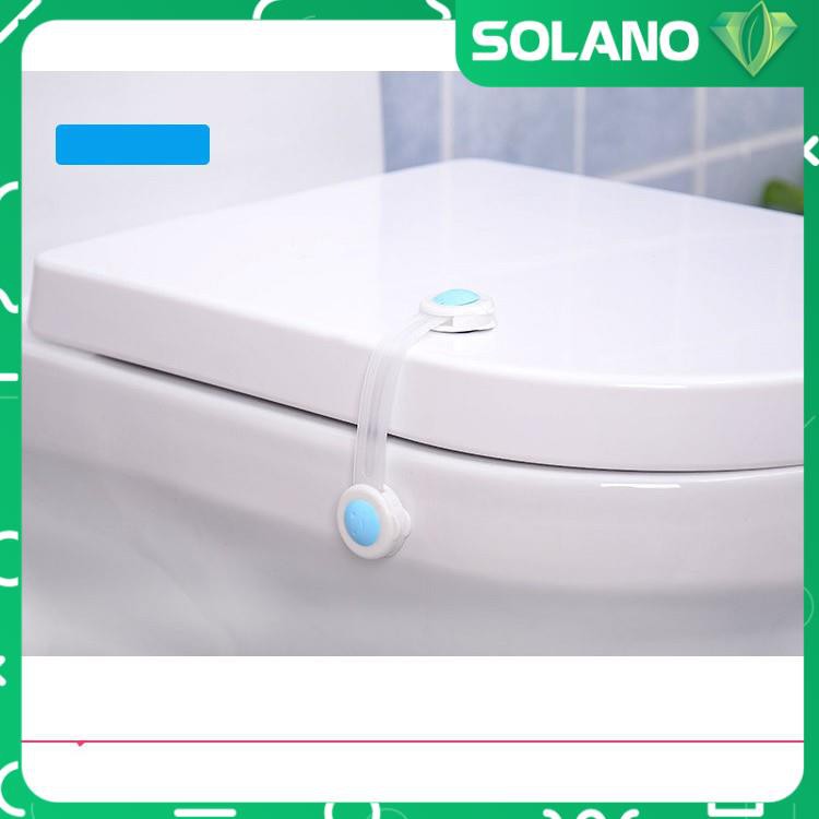 Khóa tủ lạnh SOLANO khóa ngăn kéo, bồn cầu, tủ gỗ an toàn cho bé HG-001125