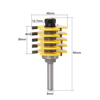 Mũi phay gỗ ghép ván răng lược chuyên dụng cốt 8mm ( Hàng xuất khẩu cao cấp )