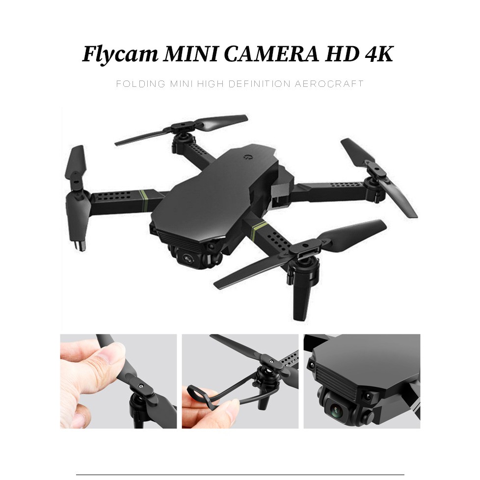 Flycam mini, flycam giá rẻ, máy bay điều khiển từ xa có camera 4k, chống rung quang học, ảnh truyền về điện thoại