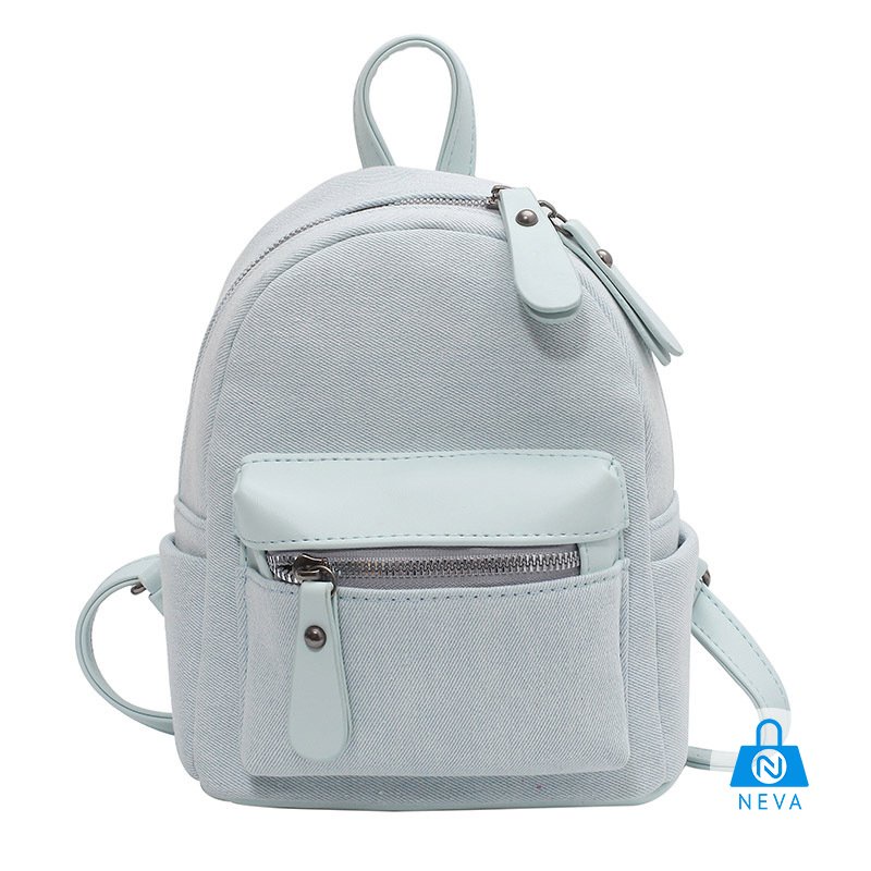 (HOT) Balo Nữ Mini Họa Tiết Trơn Phong Cách Tối Giản Nhật Bản NEVA1483