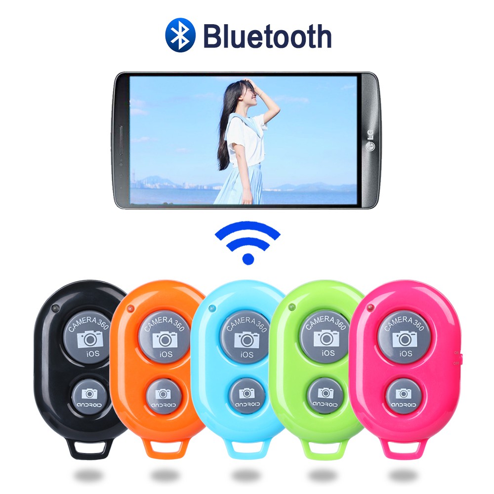 Remote điều khiển chụp ảnh cho gậy tự sướng Bluetooth mini từ xa cho IOS/Android