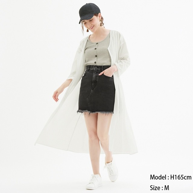 Chân váy jean GU Nhật - Chân váy ngắn | BigBuy360 - bigbuy360.vn