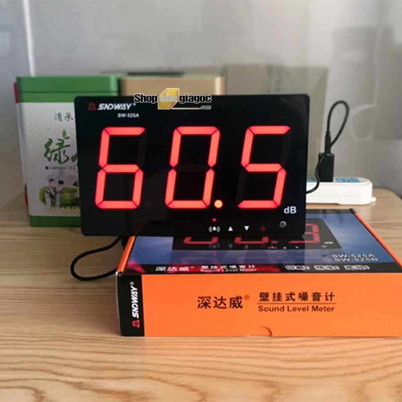 Máy Đo Tiếng Ồn Treo Tường SNDWAY SW525A / SW525B / SW526A