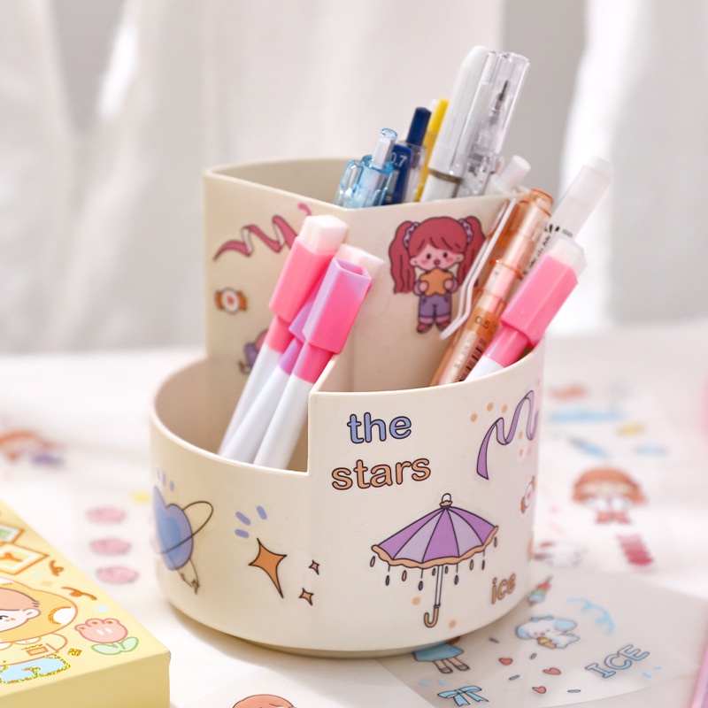 Set 100 Miếng Dán Họa Tiết Hoạt Hình Sáng Tạo Trang Trí Thủ Công