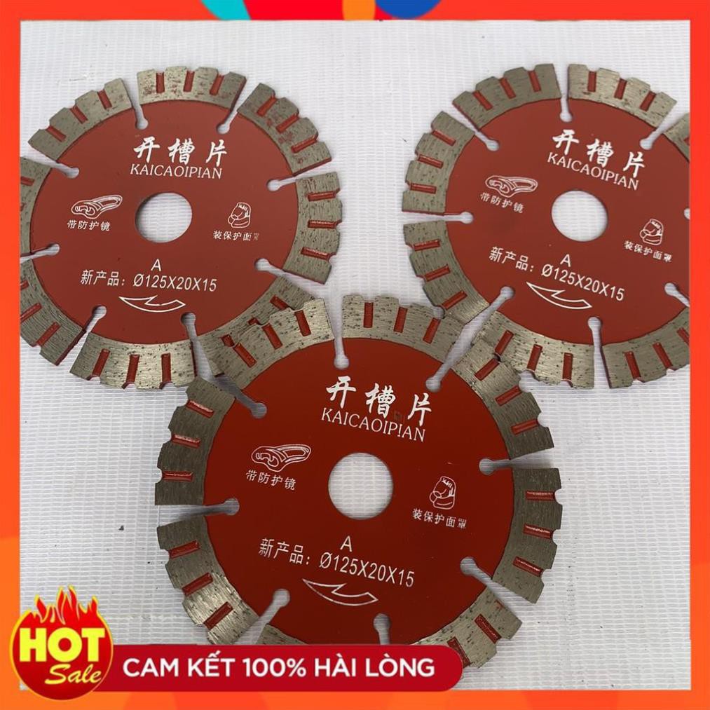[Hàng xịn]Bộ 5 Lưỡi cắt rãnh tường Đa Năng - Lưỡi Cắt Rãnh Tường 125mm