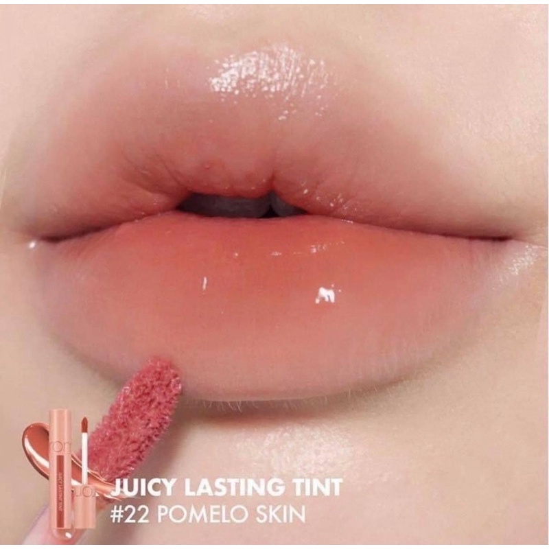 Son tint Romand Juicy Lasting Tint màu 22 Pomelo Skin
