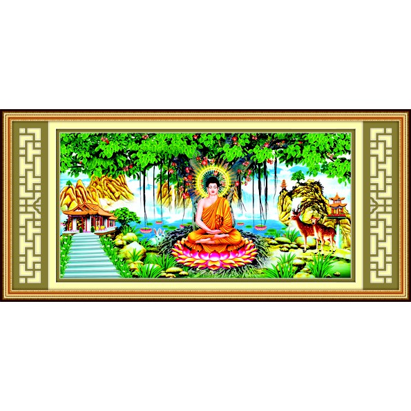 Tranh đính đá phật mã 77475