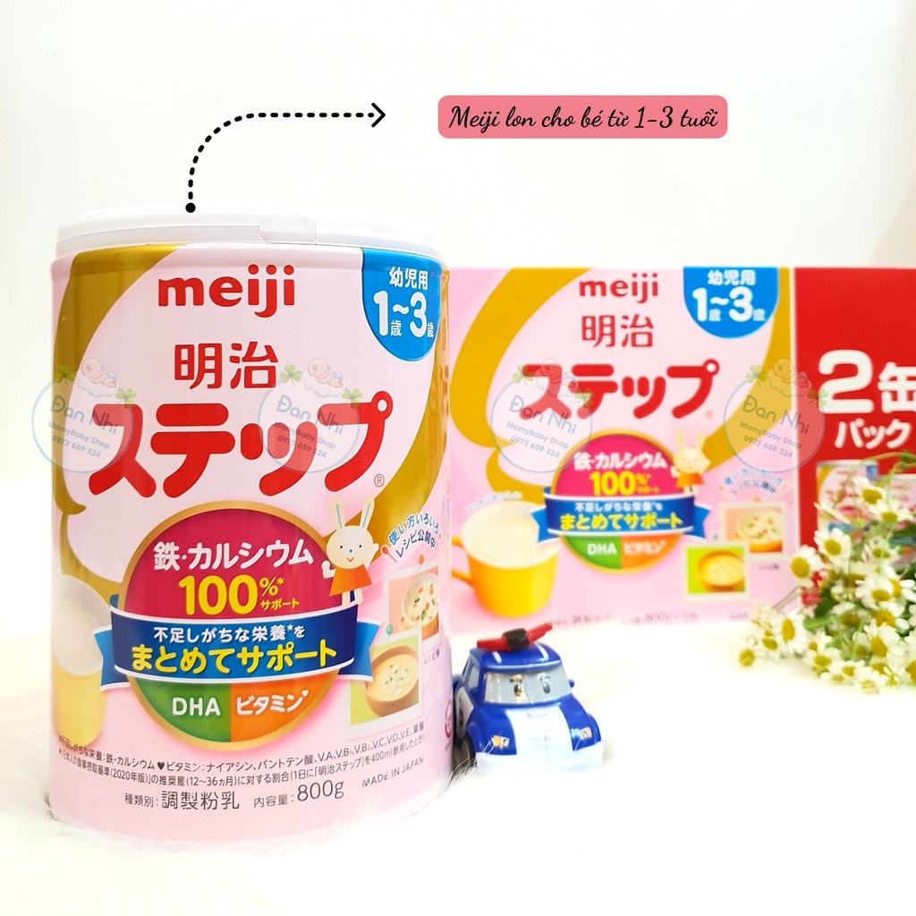 Sữa MEIJI Nội Địa Nhật Giúp Bé Khỏe Mạnh Phát Triển Toàn Diện Lon 800g