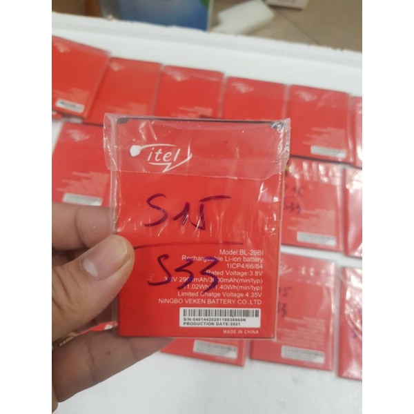 Pin itel s15/s15pro/s33/,bl29 bi zin