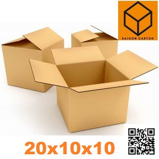 Thùng carton sài gòn size 20x10x10 combo 50 hộp
