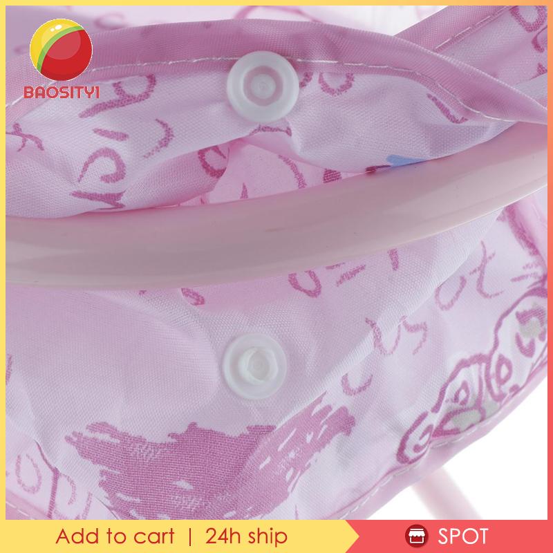 [Baosity 1] Đồ Chơi Búp Bê Em Bé Đẩy Xe Đẩy Màu Hồng